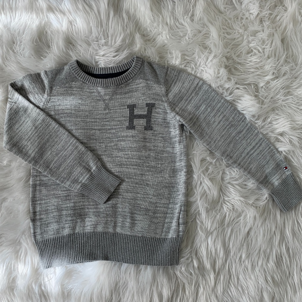 Tommy Hilfiger Kids Grey Sweater Size 5 years